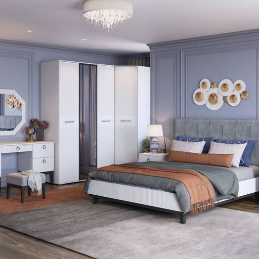 Кровать «Шарлиз», велюр